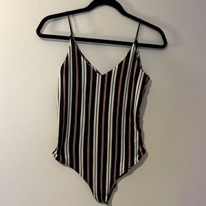 Striped Bodysuit-Sm